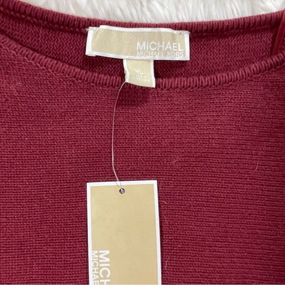 MICHAEL Michael Kors Burgundy Long Sleeve Blouse - XL - Picture 2 of 8